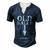 Mens Old Balls Club Birthday Please Handle Package With Care  Men's Henley Button-Down 3D Print T-shirt Navy Blue