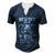 Respect Is Earned Loyalty Is Returned Men's Henley T-Shirt Navy Blue
