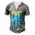 Mens Best Dad In The World For A Dad   Men's Henley Button-Down 3D Print T-shirt Grey