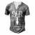 Mens Old Balls Club Birthday Please Handle Package With Care  Men's Henley Button-Down 3D Print T-shirt Grey