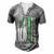Mental Health Awareness Green Ribbon  V2 Men's Henley Button-Down 3D Print T-shirt Grey