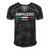 Abruzzo Italian Name Italy Flag Italia Family Surname Men's Short Sleeve V-neck 3D Print Retro Tshirt Black