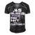 One Hit Front Men's Short Sleeve V-neck 3D Print Retro Tshirt Black