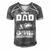 Being A Dad - Letting Him Shoot Men's Short Sleeve V-neck 3D Print Retro Tshirt Grey