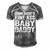 Somebodys Fine Ass Baby Daddy Men's Short Sleeve V-neck 3D Print Retro Tshirt Grey