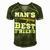Mans Best Friend V2 Men's Short Sleeve V-neck 3D Print Retro Tshirt Green