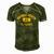 Orange Beach Al Alabama Gym Style Distressed Amber Print Men's Short Sleeve V-neck 3D Print Retro Tshirt Green