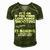 Smart Persons Sport Front Men's Short Sleeve V-neck 3D Print Retro Tshirt Green