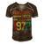 Awesome Since July 1972 Vintage 50Th Birthday 50 Years Old Men's Short Sleeve V-neck 3D Print Retro Tshirt Brown