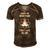 Hurry Up Inner Peace I Don&8217T Have All Day Funny Meditation Men's Short Sleeve V-neck 3D Print Retro Tshirt Brown