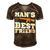 Mans Best Friend V2 Men's Short Sleeve V-neck 3D Print Retro Tshirt Brown