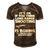 Smart Persons Sport Front Men's Short Sleeve V-neck 3D Print Retro Tshirt Brown