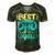 Mens Best Dad In The World For A Dad   Men's Short Sleeve V-neck 3D Print Retro Tshirt Forest