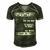 Respect My Right Men's Short Sleeve V-neck 3D Print Retro Tshirt Forest