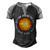 90Th Birthday Retro 90Th Trip Around The Sun What A Ride Men's Henley Shirt Raglan Sleeve 3D Print T-shirt Black Grey