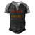 Awesome Since September 2006 Men's Henley Shirt Raglan Sleeve 3D Print T-shirt Black Grey