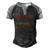 Awesome Since September 2007 Men's Henley Shirt Raglan Sleeve 3D Print T-shirt Black Grey