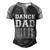 Dance Dad Distressed Scan For Payment Parents Adult Gift V2 Men's Henley Shirt Raglan Sleeve 3D Print T-shirt Black Grey