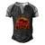 Desantis Escape To Florida Great Gift Men's Henley Shirt Raglan Sleeve 3D Print T-shirt Black Grey