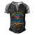 Desantis Escape To Florida Great Gift V3 Men's Henley Shirt Raglan Sleeve 3D Print T-shirt Black Grey