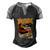 Desantis Escape To Florida The Lockdown Libs Both Sides Gift Men's Henley Shirt Raglan Sleeve 3D Print T-shirt Black Grey