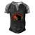 Do What I Want Vintage Black Cat Red Cup Funny My Cat Men's Henley Shirt Raglan Sleeve 3D Print T-shirt Black Grey