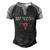 Don’T Tread On Me Uterus Gift V2 Men's Henley Shirt Raglan Sleeve 3D Print T-shirt Black Grey