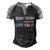 Dump Trump Gift Lock Him Up Gift Men's Henley Shirt Raglan Sleeve 3D Print T-shirt Black Grey