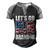 Funny Anti Biden Fjb Lets Go Brandon Fjb Flag Image Apparel Men's Henley Shirt Raglan Sleeve 3D Print T-shirt Black Grey
