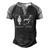 Funny Halloween Flying Witch Wife Novelty For Spouse Men's Henley Shirt Raglan Sleeve 3D Print T-shirt Black Grey