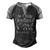 Im A Real Sweetheart Men's Henley Shirt Raglan Sleeve 3D Print T-shirt Black Grey