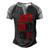 Just Dont Quit  Gym Fitness Motivation  Men's Henley Shirt Raglan Sleeve 3D Print T-shirt Black Grey