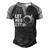 Let Her Eat Men's Henley Shirt Raglan Sleeve 3D Print T-shirt Black Grey