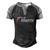Lets Go Brandon Race Car Grunge Distressed Funny Gift Idea Men's Henley Shirt Raglan Sleeve 3D Print T-shirt Black Grey