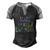 Make Heaven Crowded Faith Spiritual Cute Christian Tiegiftdye Meaningful Gift Men's Henley Shirt Raglan Sleeve 3D Print T-shirt Black Grey