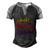 Make Heaven Crowded Funny Christian Easter Day Religious Gift Men's Henley Shirt Raglan Sleeve 3D Print T-shirt Black Grey