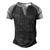 Mens Dad Of Girls  For Men Proud Father Of Girls Vintage Dad  Men's Henley Shirt Raglan Sleeve 3D Print T-shirt Black Grey