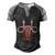 My Body My Choice V4 Men's Henley Shirt Raglan Sleeve 3D Print T-shirt Black Grey