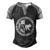 Physicists Scientists Schrödingers Katze Cute Gift V2 Men's Henley Shirt Raglan Sleeve 3D Print T-shirt Black Grey
