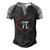 Pi Day Love Is Like Pi Valentines Math Teacher Gift Men's Henley Shirt Raglan Sleeve 3D Print T-shirt Black Grey