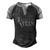Private Detective Team Investigator Spy Observation Meaningful Gift Men's Henley Shirt Raglan Sleeve 3D Print T-shirt Black Grey