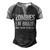 Zombies Eat Brains So Youre Safe Men's Henley Shirt Raglan Sleeve 3D Print T-shirt Black Grey