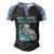 Coffee Right Meow International Coffee Day Sleepy Cat Men's Henley Shirt Raglan Sleeve 3D Print T-shirt Black Blue