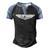 Fathers Day Jet Fighter Top Dad Maverick Men's Henley Shirt Raglan Sleeve 3D Print T-shirt Black Blue