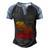 I Cant Be Held Responsible What My Face Does When You Talk V2 Men's Henley Shirt Raglan Sleeve 3D Print T-shirt Black Blue