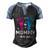 Pink Or Blue Mommy Loves You Gender Reveal Baby Gift Men's Henley Shirt Raglan Sleeve 3D Print T-shirt Black Blue