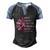 Sunflower Pink Ribbon Breast Caner Men's Henley Shirt Raglan Sleeve 3D Print T-shirt Black Blue