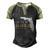 Desantis Escape To Florida Cute Gift Men's Henley Shirt Raglan Sleeve 3D Print T-shirt Black Forest