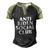 Funny Anti Biden Anti Biden Social Club Men's Henley Shirt Raglan Sleeve 3D Print T-shirt Black Forest