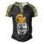 Funny Orange Cat Coffee Mug Cat Lover Men's Henley Shirt Raglan Sleeve 3D Print T-shirt Black Forest